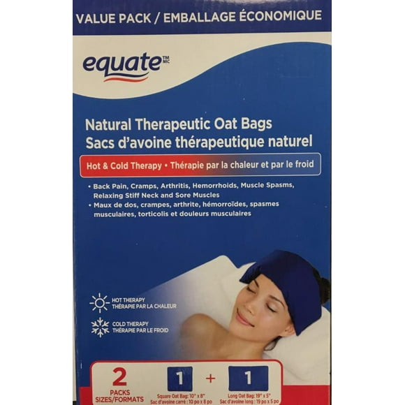 Equate Natural Therapeutic Oat Bags, 10" x 8"
