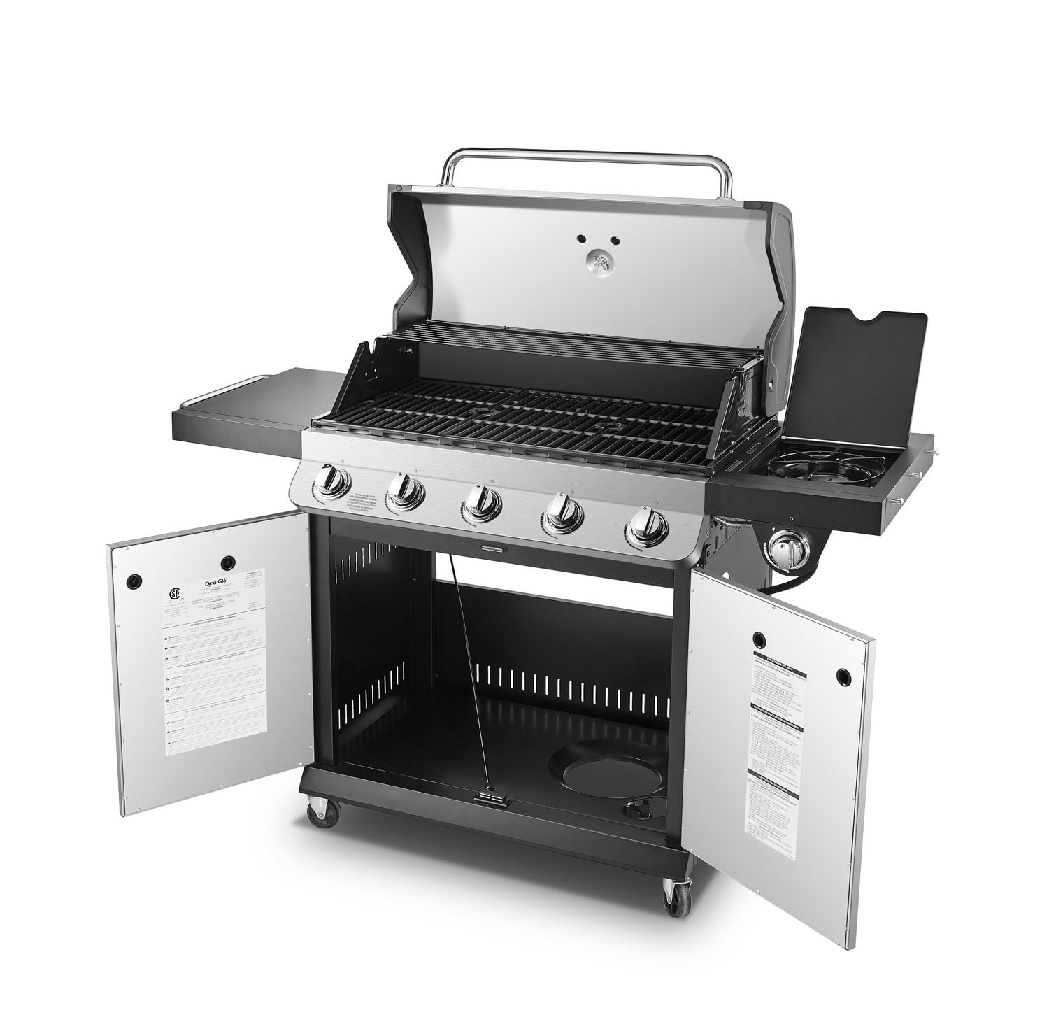 Dyna Glo DGP552SSP D Premier 5 Burner Propane Gas Grill Walmart