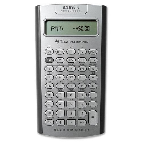 Texas Instruments BA-II Plus Professional Calculator 