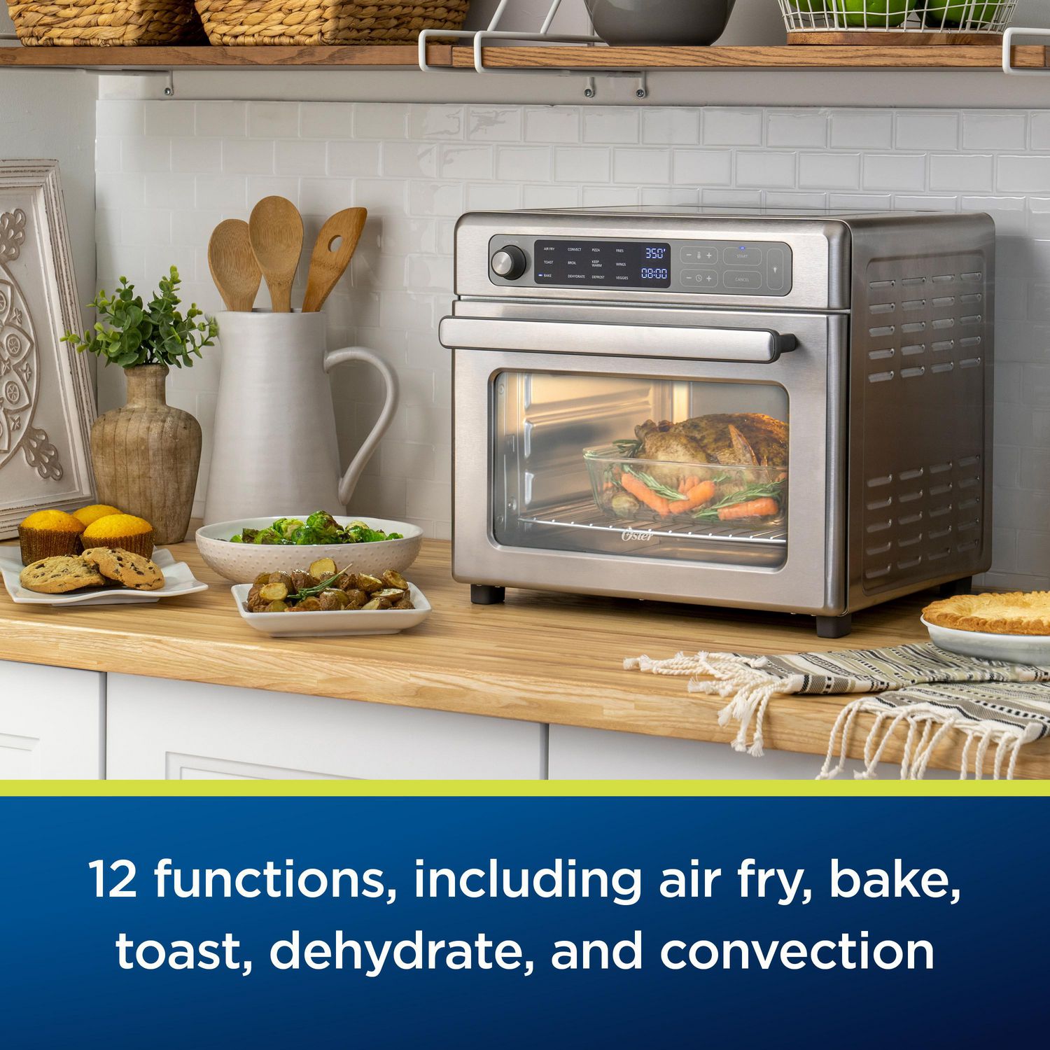 Oster® Digital RapidCrisp™ Air Fryer Oven, 9-Function Countertop