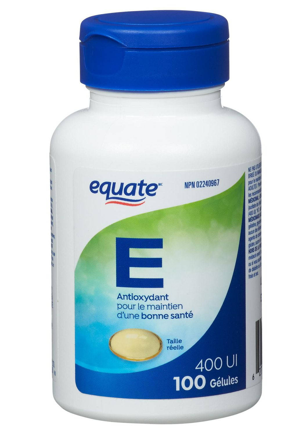 Equate Vitamin E 400IU, 100 Softgels