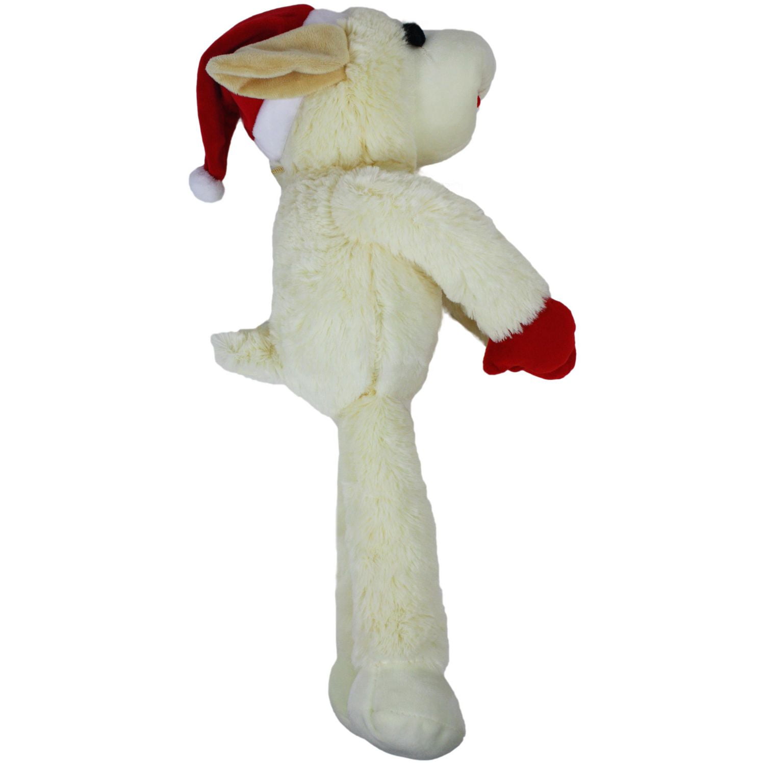 Multipet Holiday Lamb Chop Dog Toy Jumbo Jumbo Lamb Chop Dog Toy