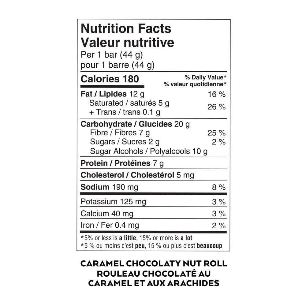 Atkins Caramel Chocolaty Nut Roll Snack Bars