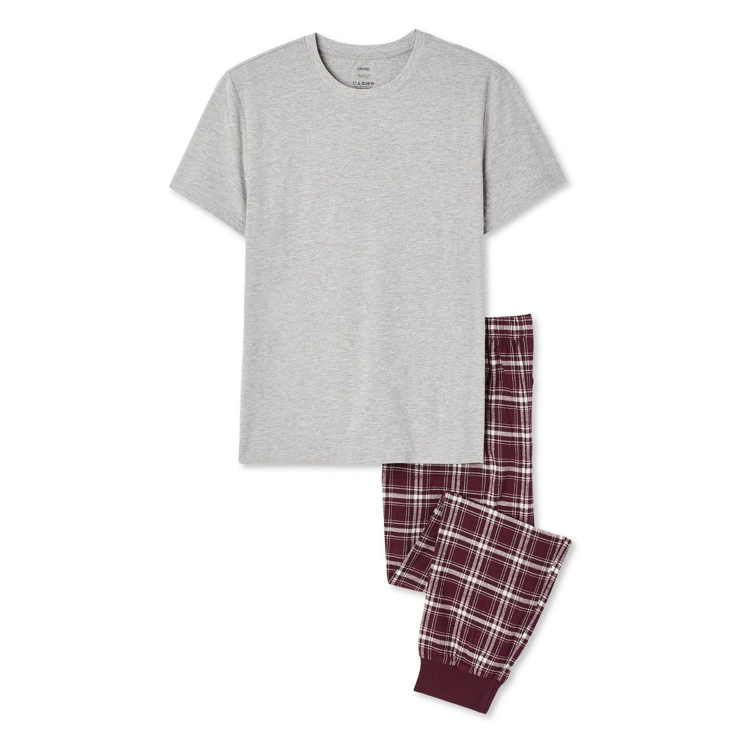 George Men's Pajama 2-Piece Set, Sizes S-XL