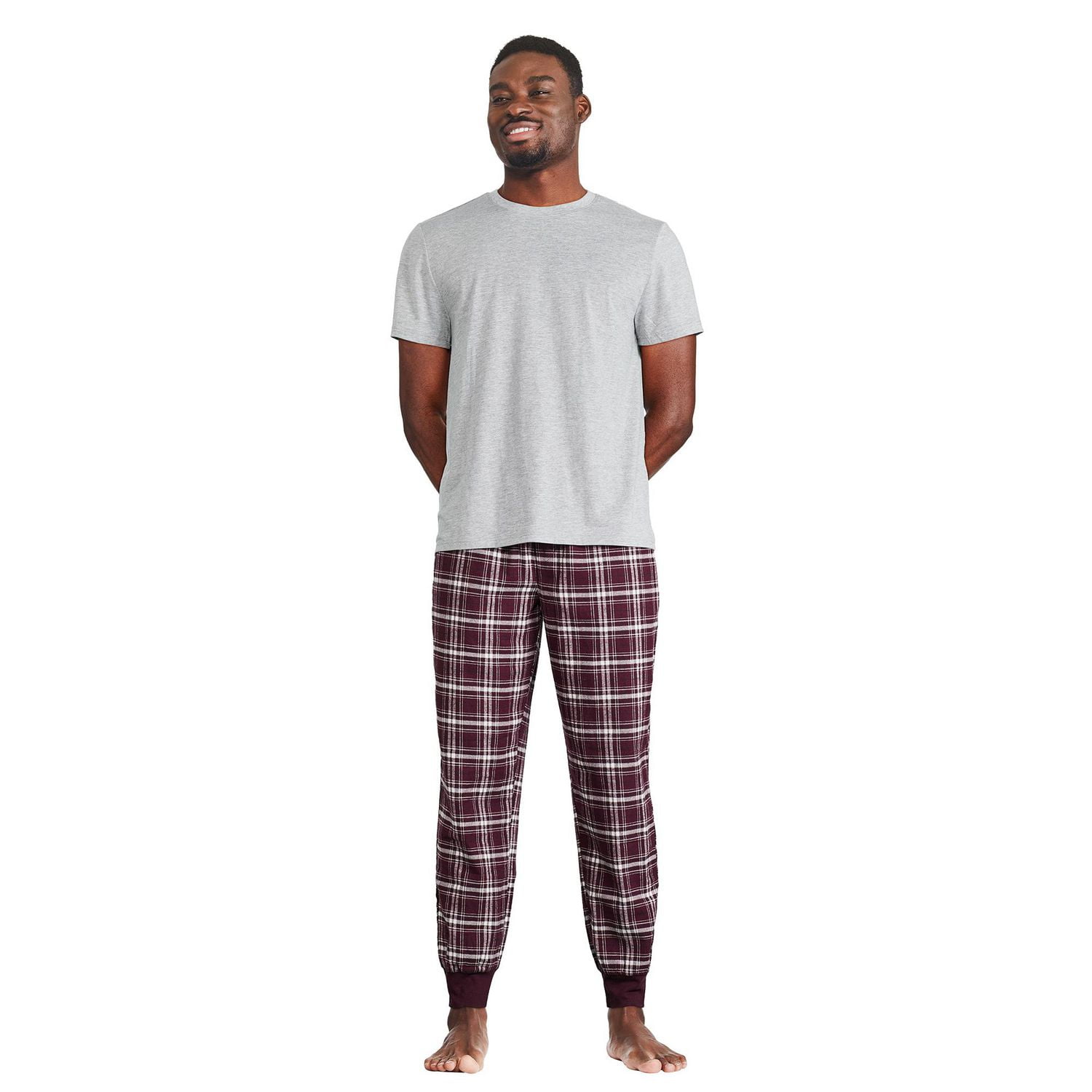 George Men's Pajama 2-Piece Set, Sizes S-XL