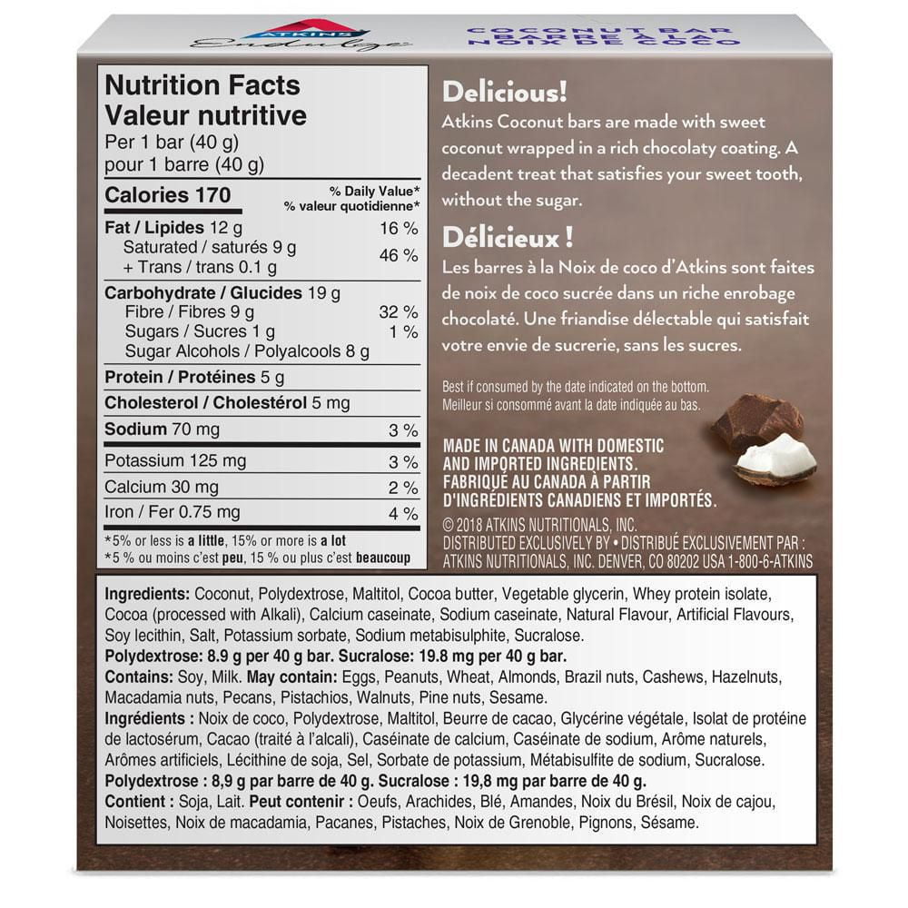 Atkins Endulge Coconut Treat Bars