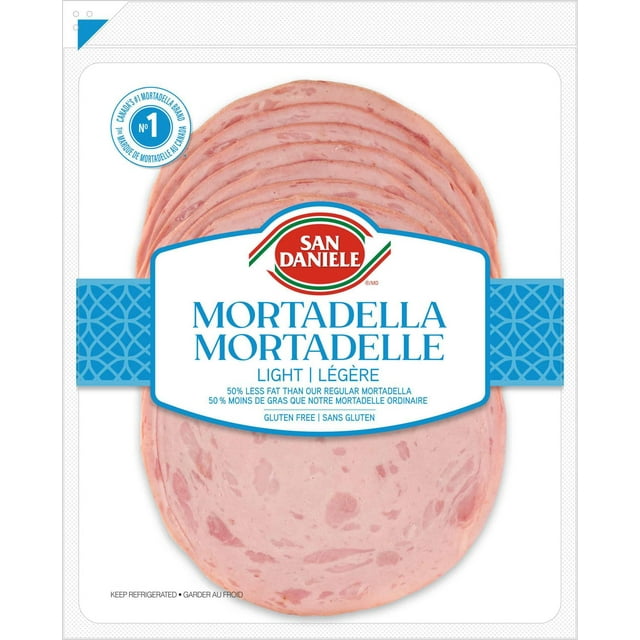 San Daniele Gluten Free Sliced Light Mortadella, 175 g