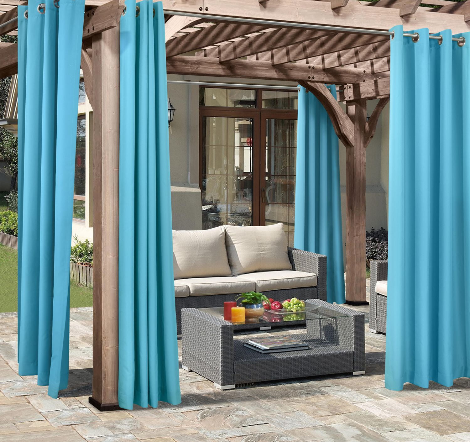 Indoor/Outdoor Décor Gazebo 2pk Curtains Walmart Canada