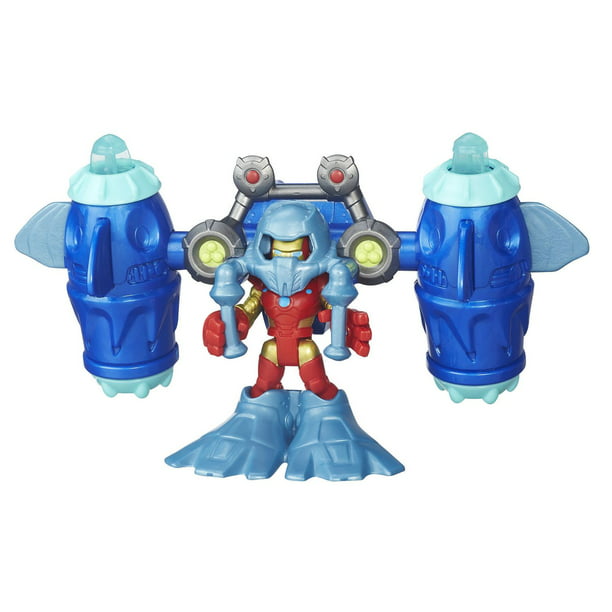 Figurine héros Iron Man aquatique Super Hero Adventures de Playskool