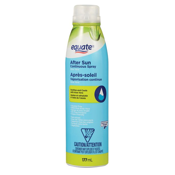 Equate After Sun Continuous Spray Aloe Vera, 177mL Walmart.ca