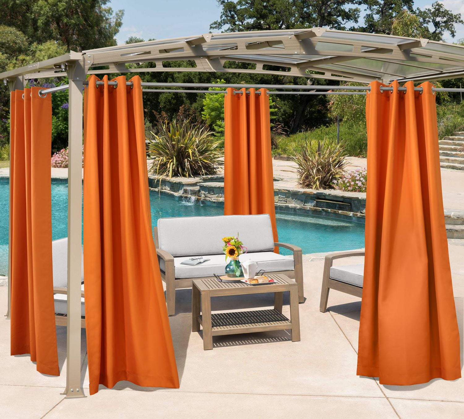 IndooOutdoor Décor Gazebo 2pk Curtains | Walmart Canada