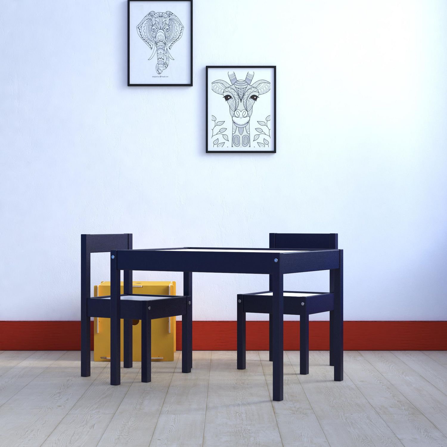 Kiddy table shop and chairs