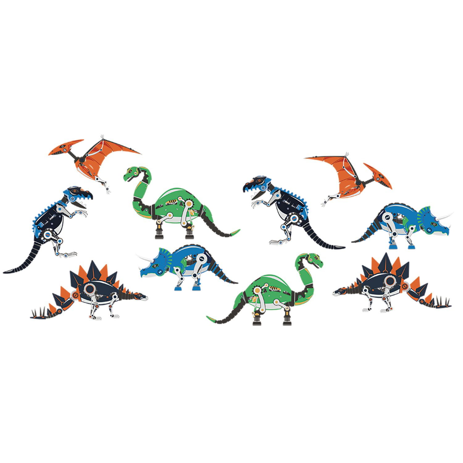 Mainstays Kids 12" Robotic Dinosaurs Wall Decal Walmart Canada