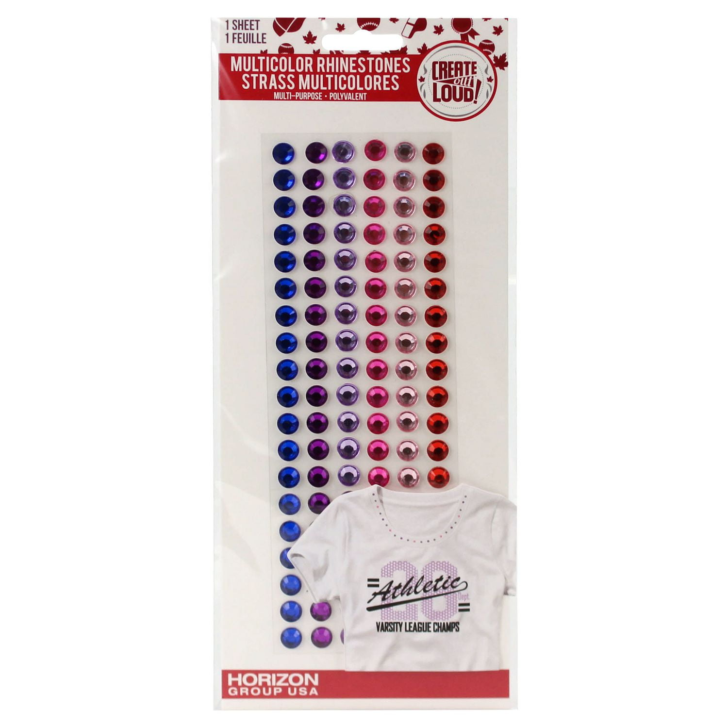 Create Out Loud Multicolor Adhesive Gemstones Walmart Canada