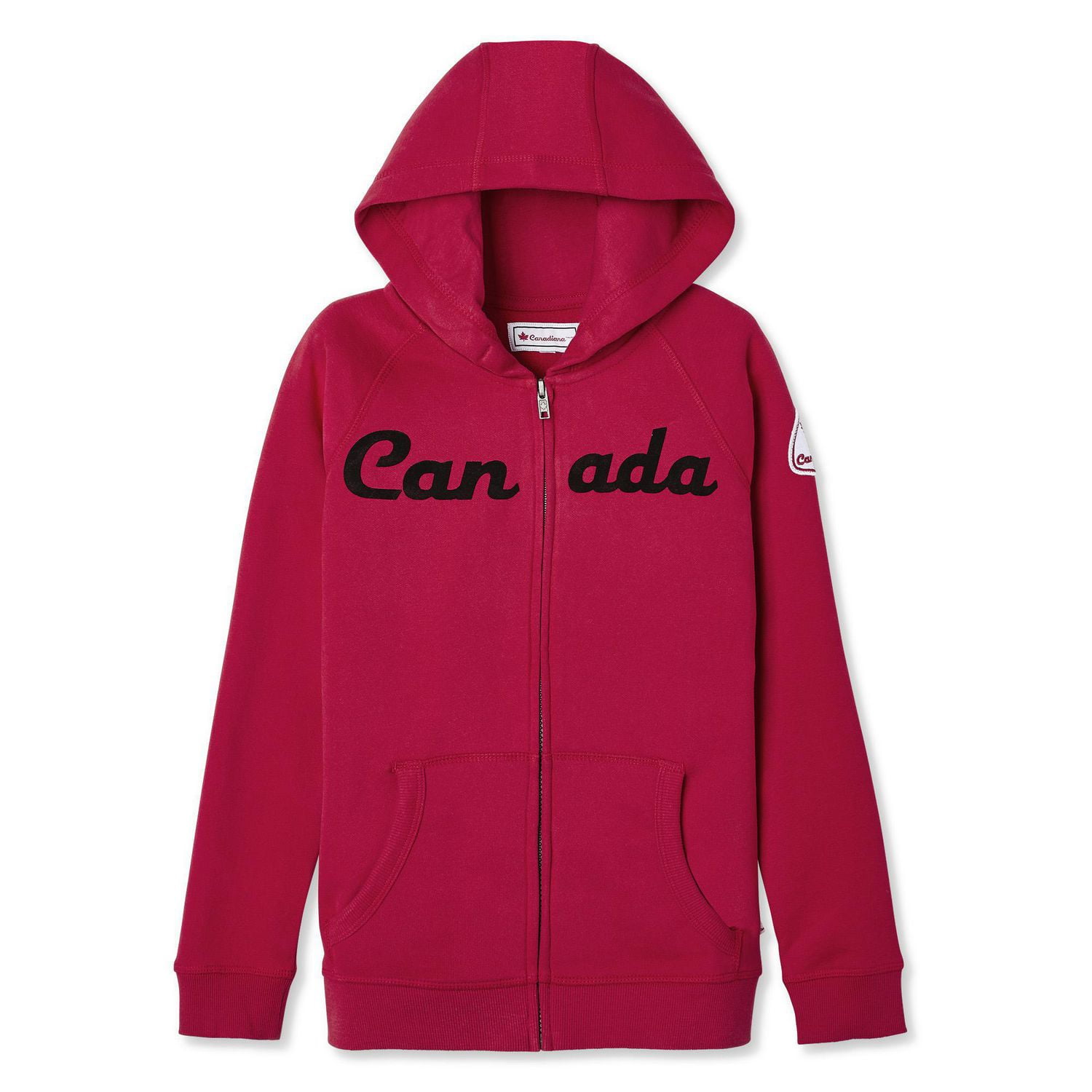 Canadiana Girls' Full Zip Fleece Hoodie Walmart Canada