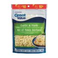 thumbnail image 1 of Great Value Garlic And Herb Shredded Cheese, 1 of 3