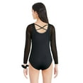 thumbnail image 2 of Justice Girls' Mesh Leotard 2-Piece Set, 2 of 3