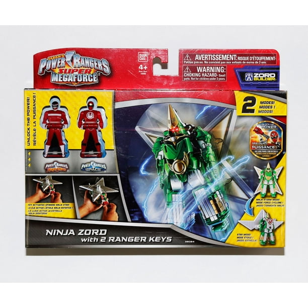 Figurine Power Rangers Super Megaforce Ninja Zord avec 2 clés Rangers
