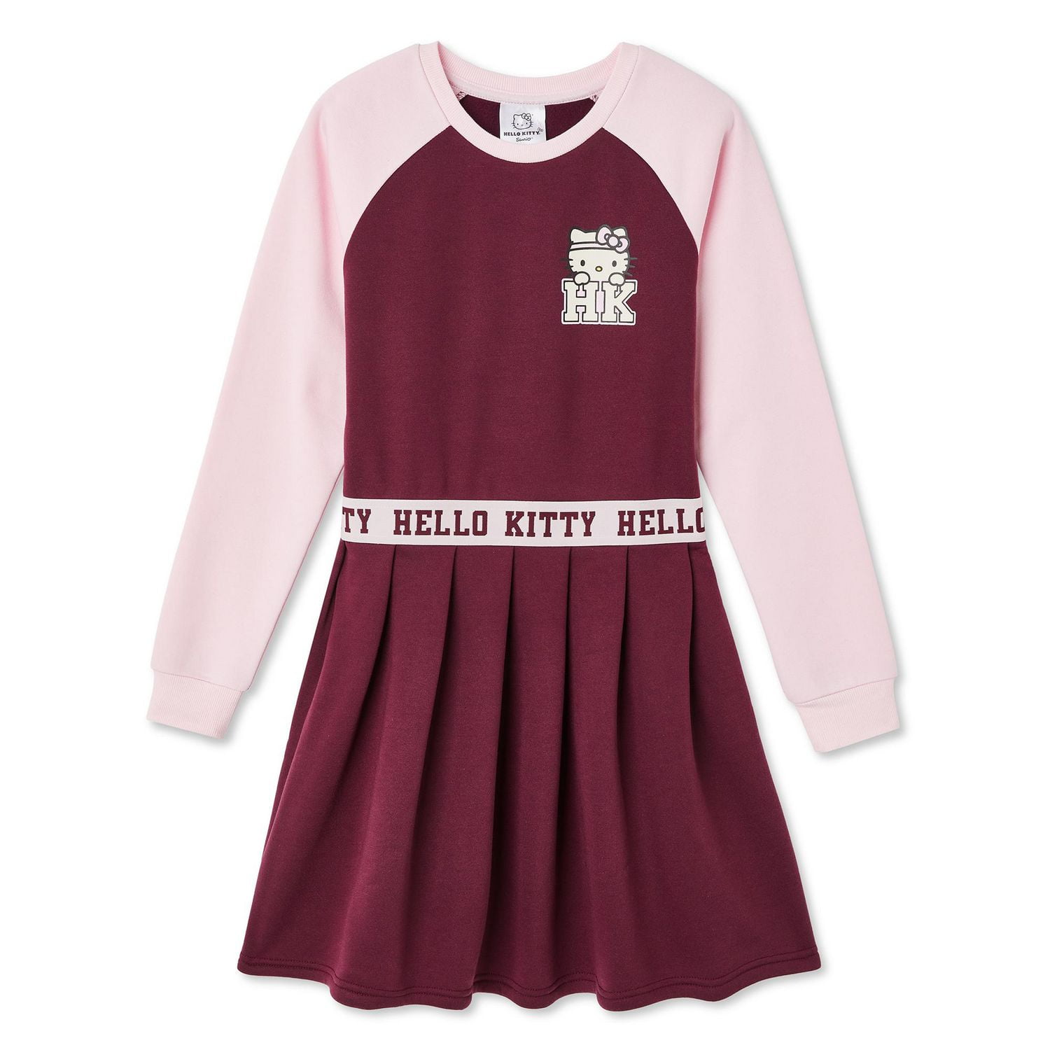Hello Kitty Girls' Long Sleeve Dress