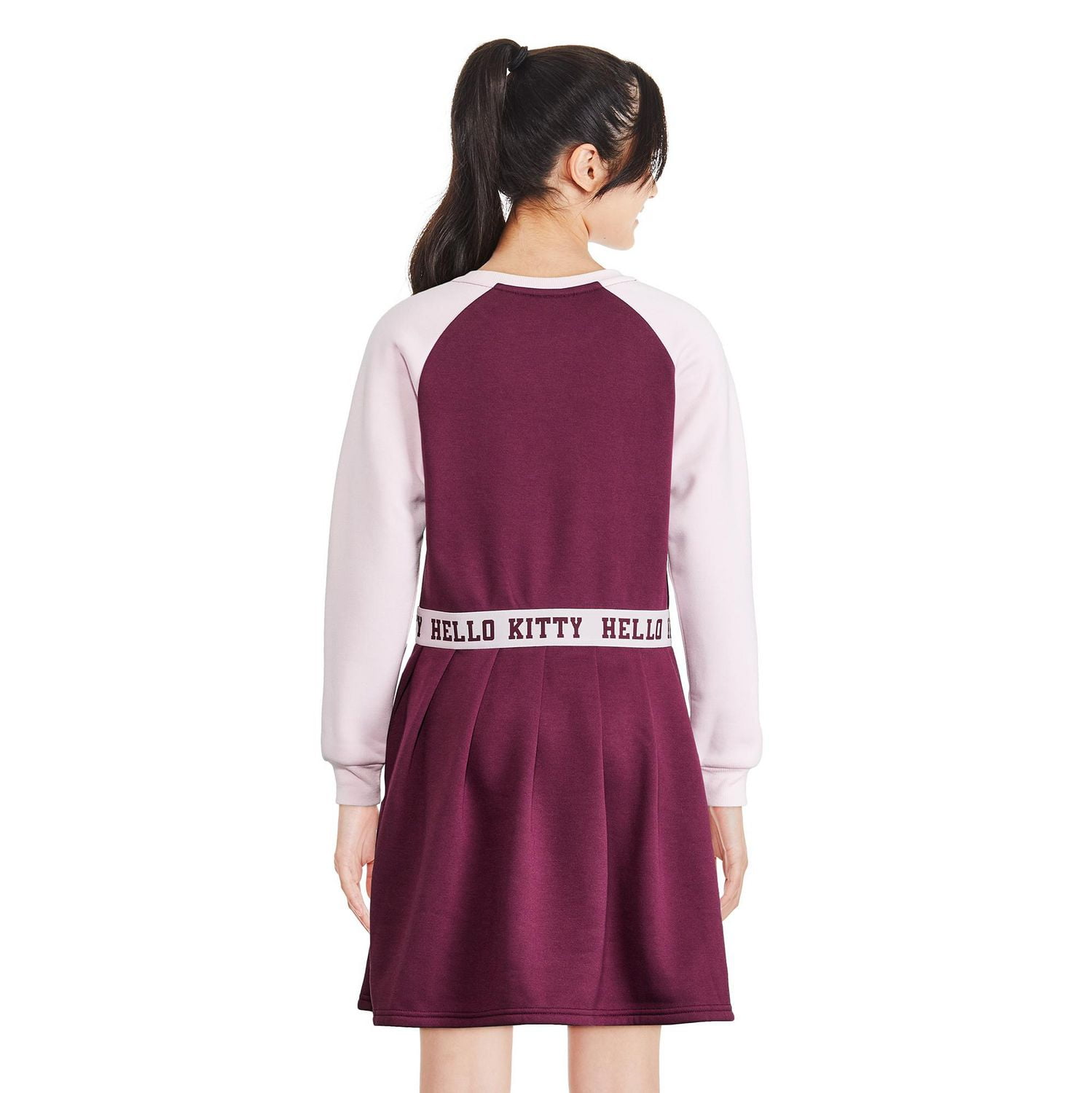 Hello Kitty Girls' Long Sleeve Dress