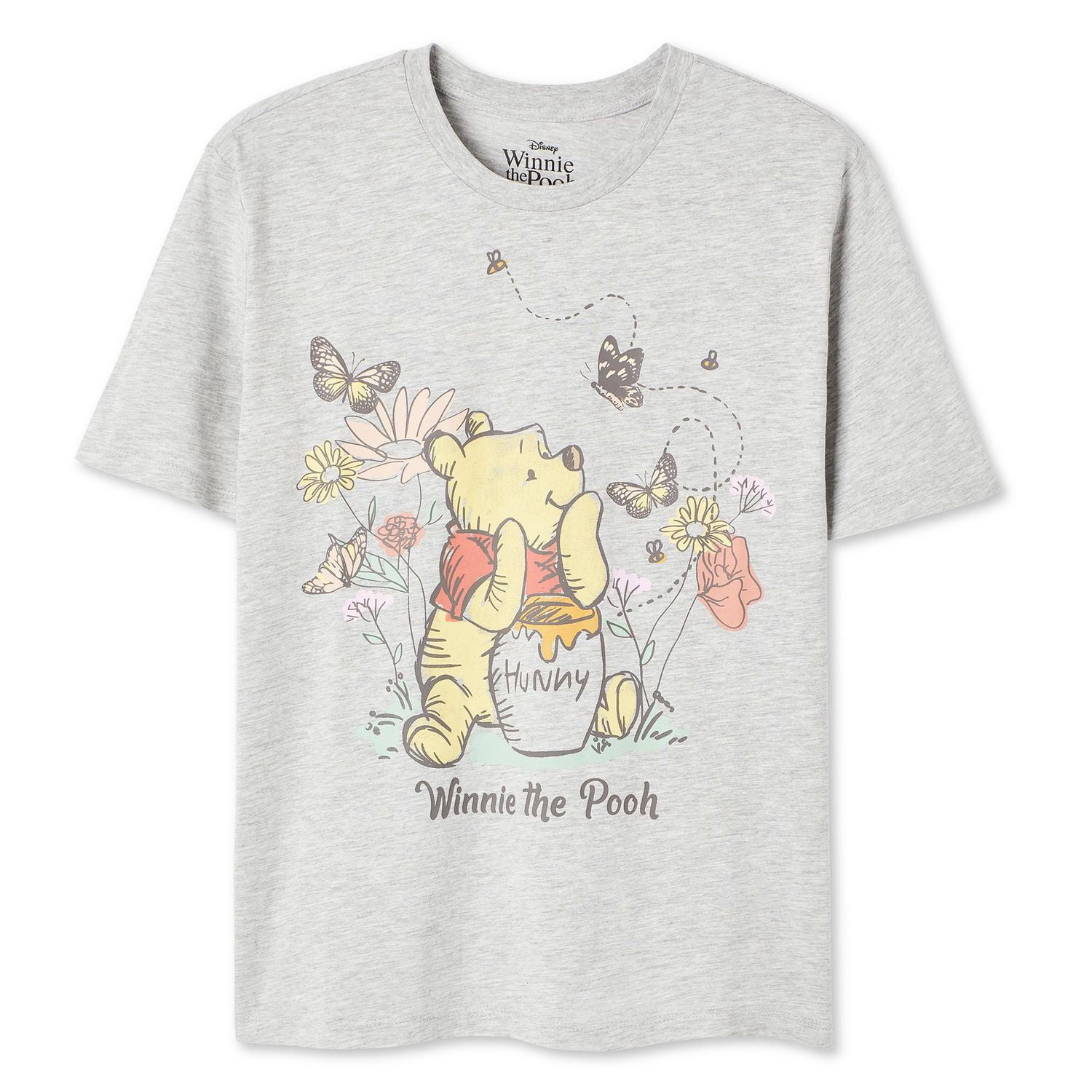 T-shirt Winnie l’ourson Disney pour femmes Tailles TP–TG
