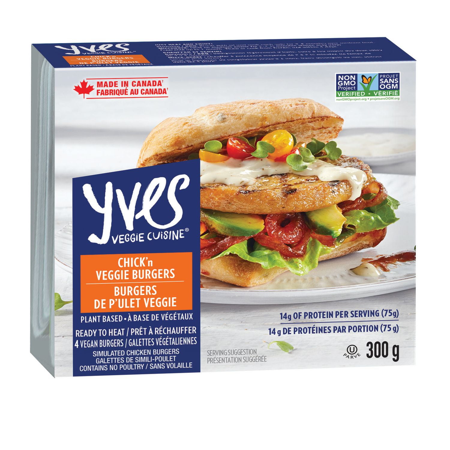 Yves Veggie Chick'n Burgers