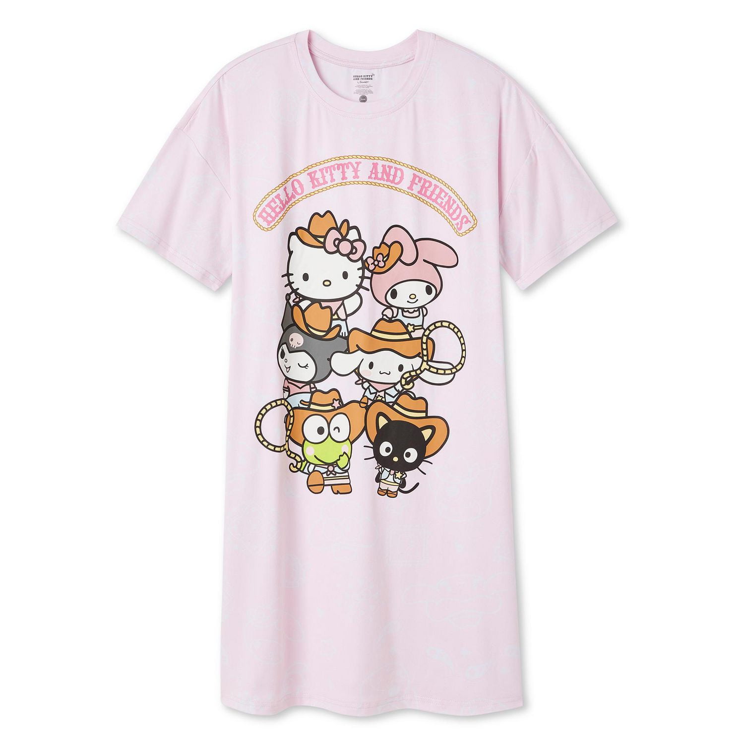 Chemise de nuit Hello Kitty et ses amis pour femmes