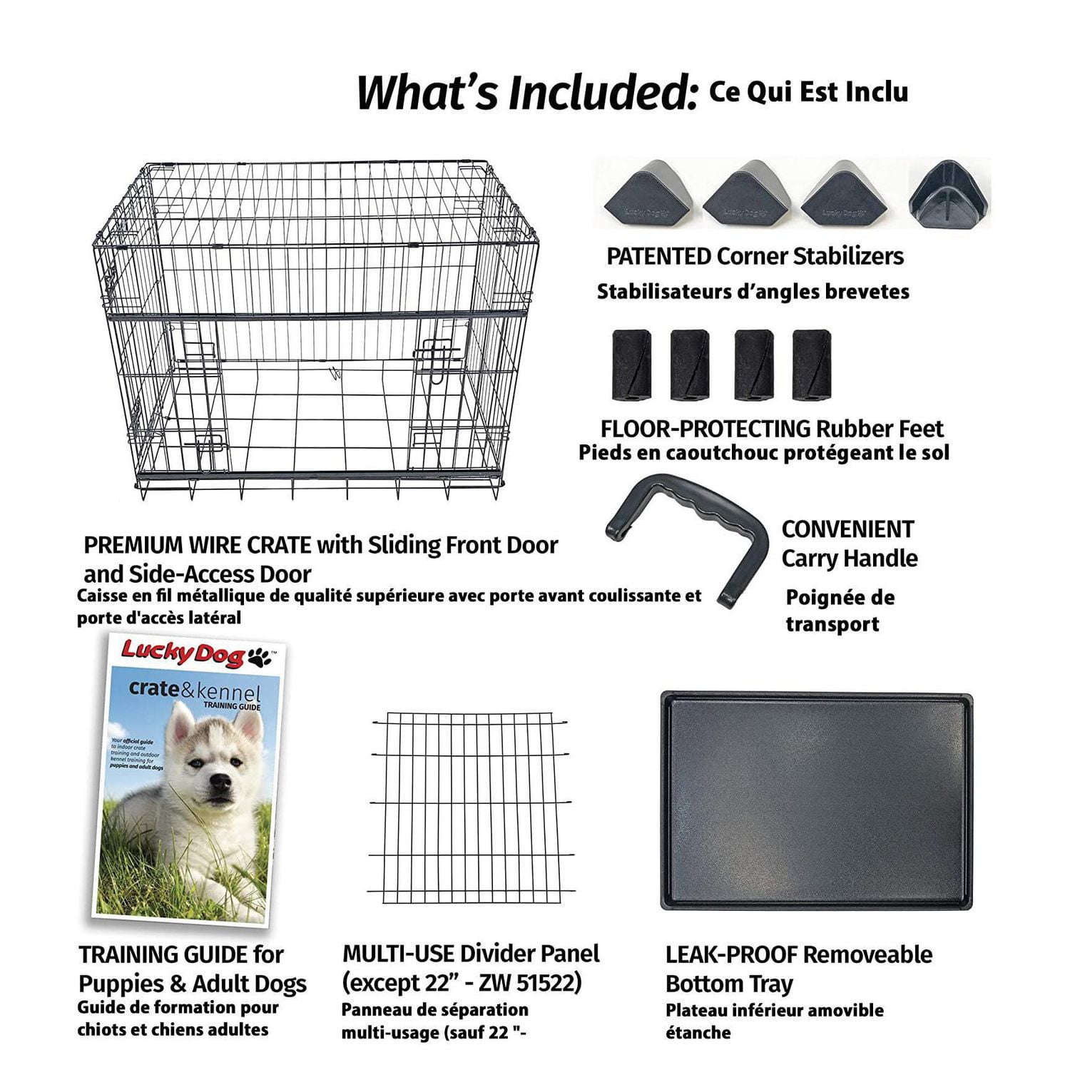 Rubber dog crate sales tray