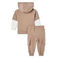 thumbnail image 2 of Ensemble 2 pièces avec haut à capuchon en molleton George pour bébés garçons, 2 of 2