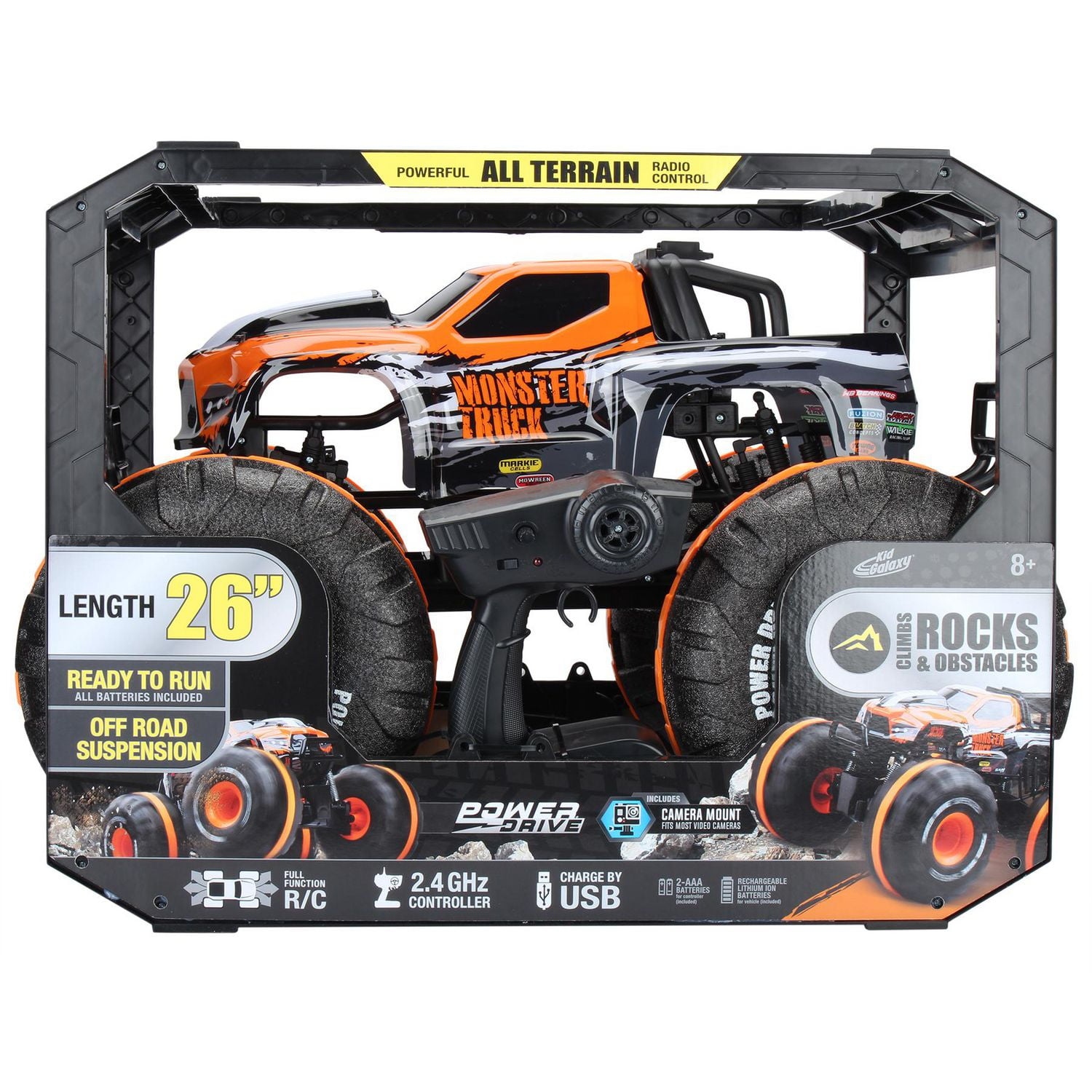 1 7 Mega All Terrain Battery Powered RC Monster Truck