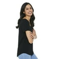 thumbnail image 2 of George Women's Drapey V-Neck Tee, 2 of 6