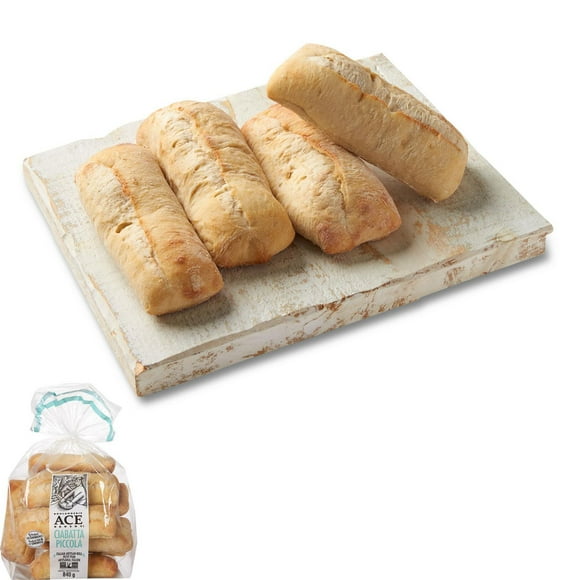ACE Bakery® Ciabatta Piccola Italian Artisan Rolls, 8 pieces, 840 g total