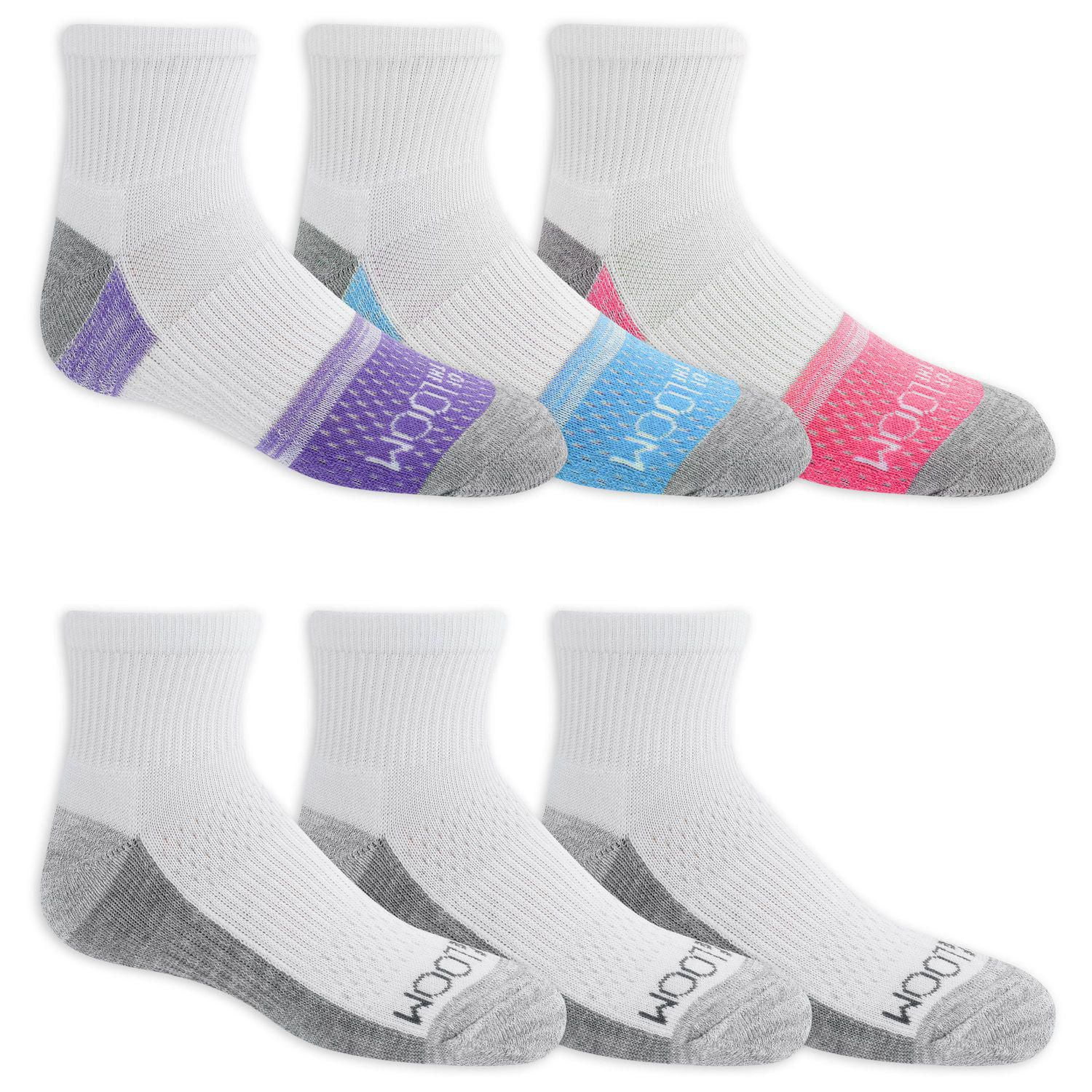 Fruit of the Loom Girls All Day Comfort, Ankle Socks