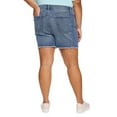 thumbnail image 3 of No Boundaries Plus Women's Frayed Hem Short, 3 of 6