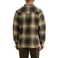 thumbnail image 3 of Wrangler Men's Plaid Sherpa Lined Shirt Jacket, 3 of 7