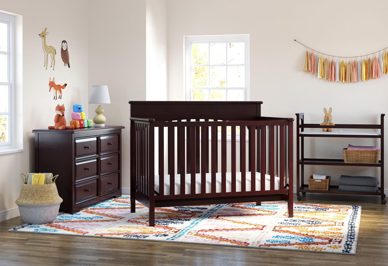 Graco lauren convertible crib espresso on sale