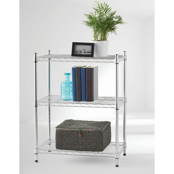 3 tier chrome wire shelving Walmart.ca