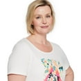 thumbnail image 4 of Iyla Women's Plus Interlock Crew Neckline Tee, 4 of 6