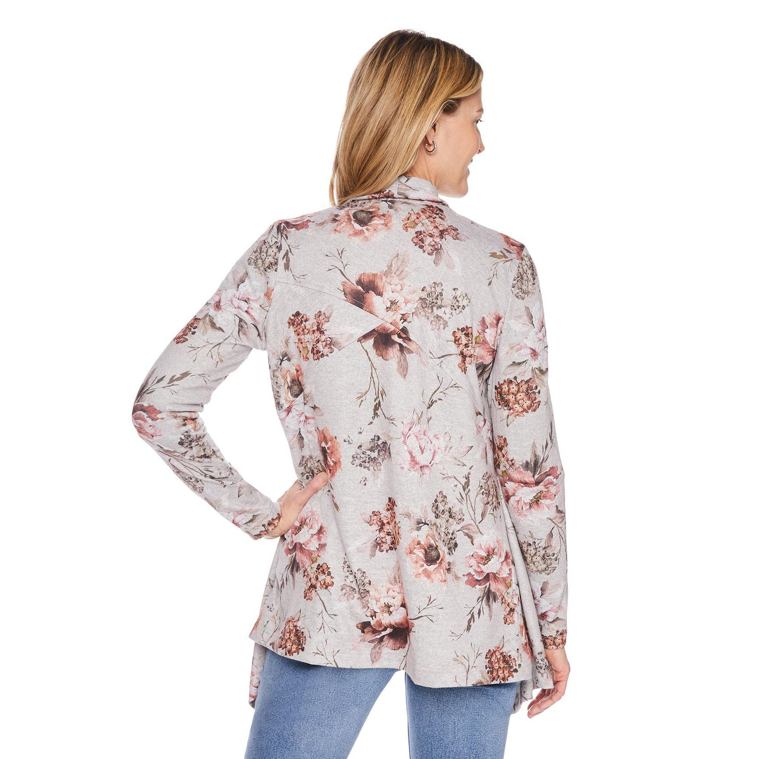 Haut en hacci à manches ¾ Iyla pour femmes Tailles P-TTG