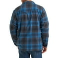 thumbnail image 3 of Wrangler Men's Plaid Sherpa Lined Shirt Jacket, 3 of 6