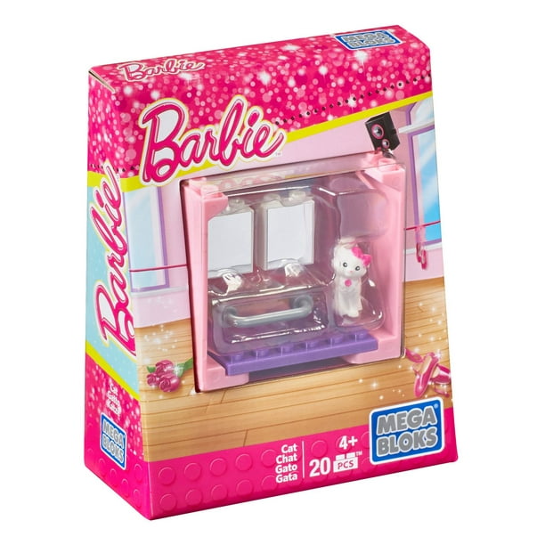 Mega Bloks – Barbie – Coffret de jeu Chat ballerine étoile