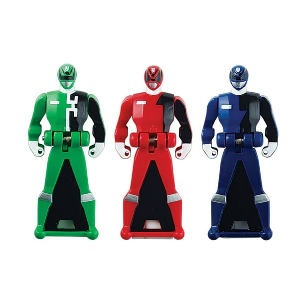 Power Rangers - SPD – Ensemble de clés des Rangers légendaires (rouge, bleu, vert)