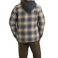 thumbnail image 3 of Wrangler Men's Hooded Sherpa Lined Shirt Jacket, 3 of 5