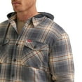 thumbnail image 4 of Wrangler Men's Hooded Sherpa Lined Shirt Jacket, 4 of 5
