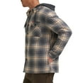 thumbnail image 5 of Wrangler Men's Hooded Sherpa Lined Shirt Jacket, 5 of 5