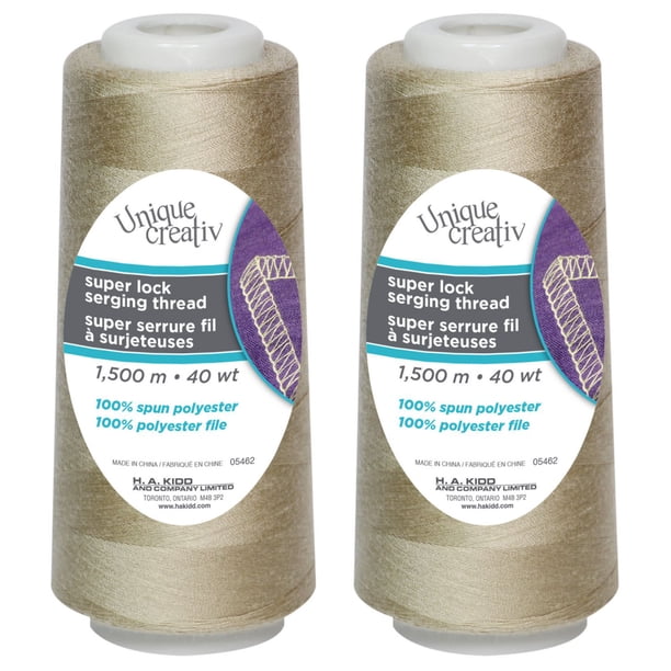 Unique Creativ 2 Pack 1500m Serging Thread - Walmart.ca