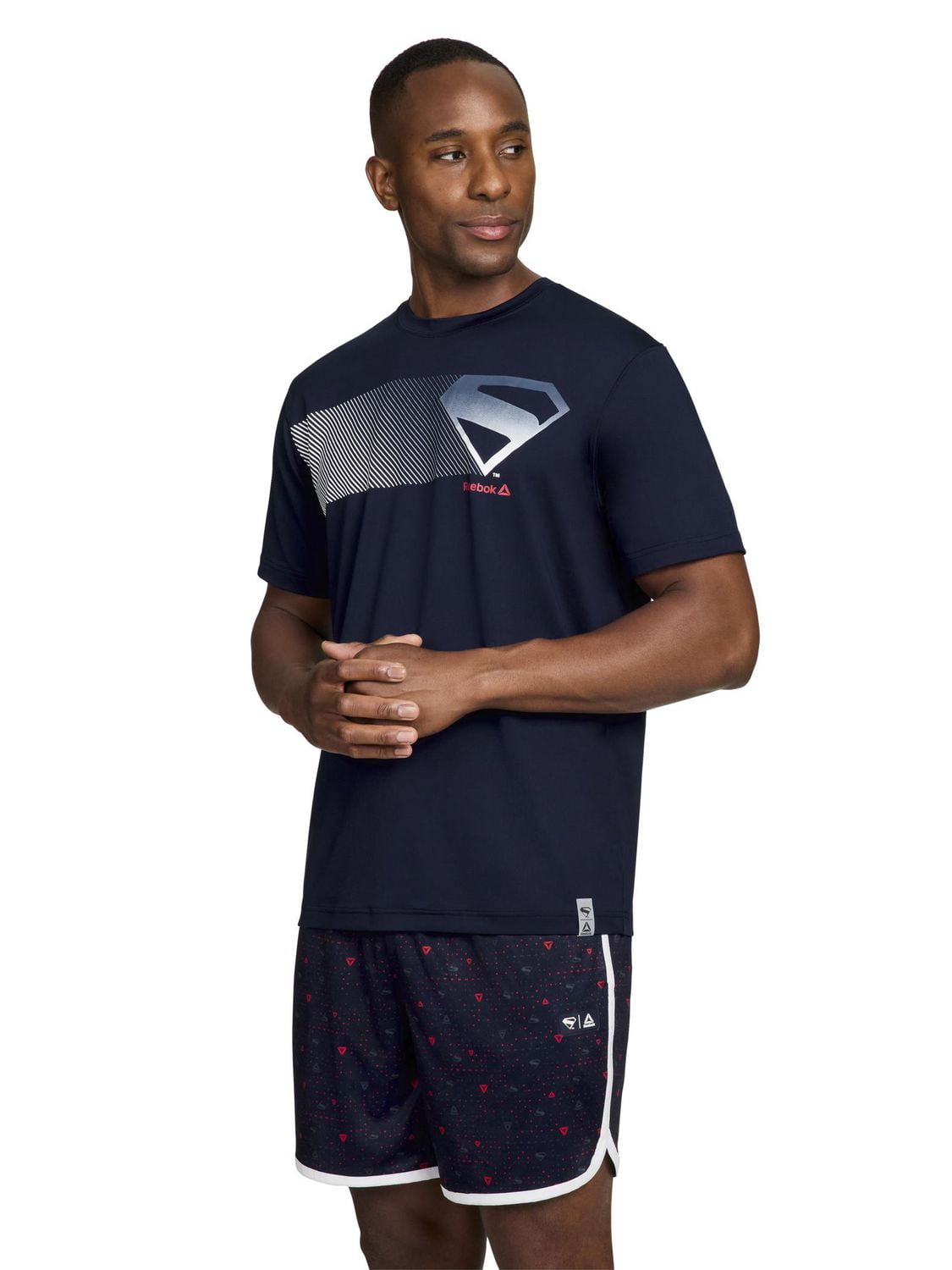 Reebok T-Shirt Graphique Avec Logo Superman Pour Hommes