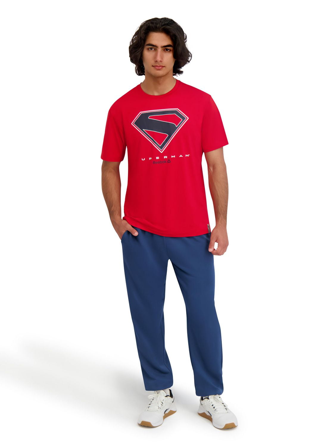 Reebok Men's Superman Linear Graphic Tee