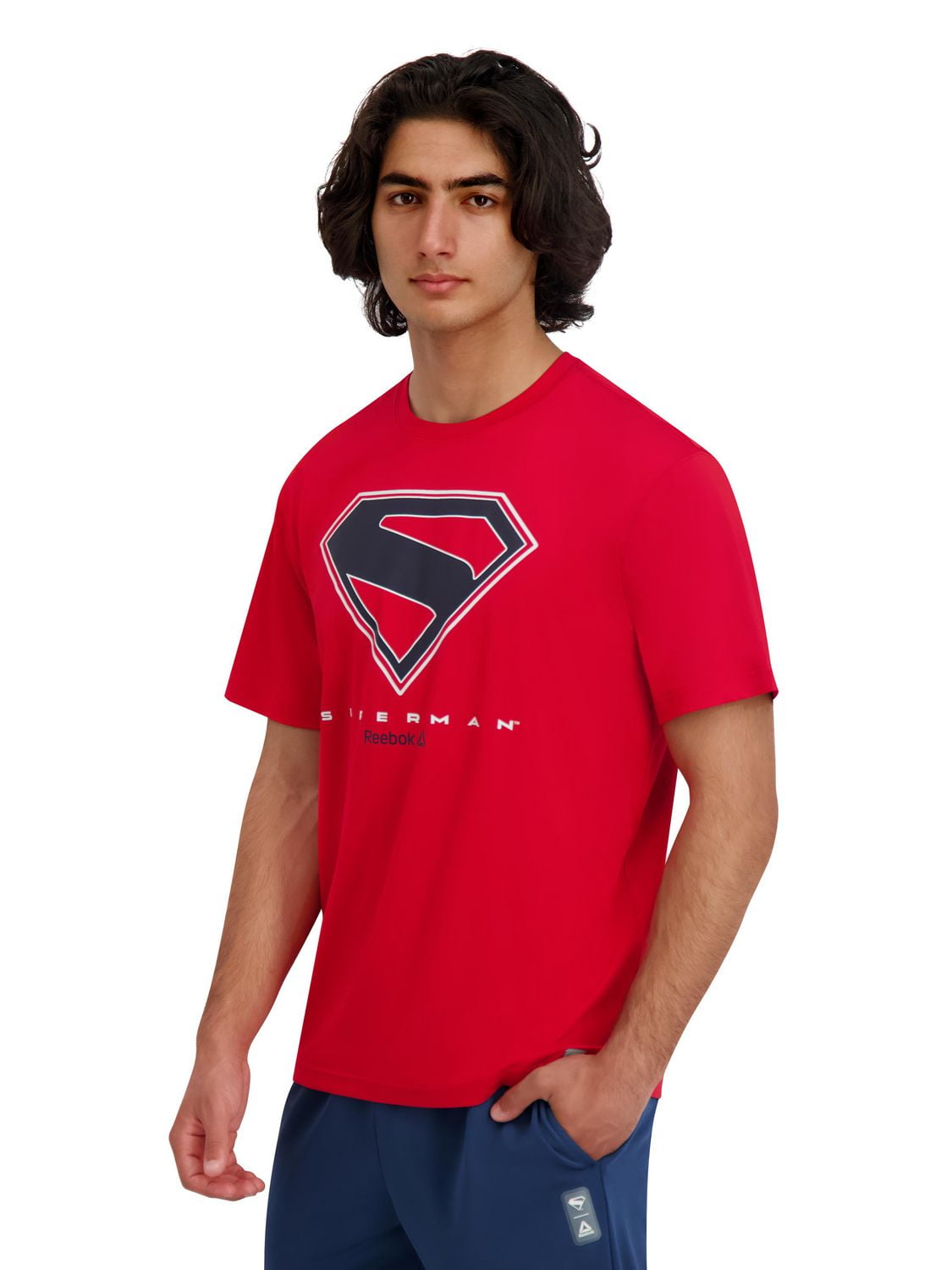Reebok Men's Superman Linear Graphic Tee