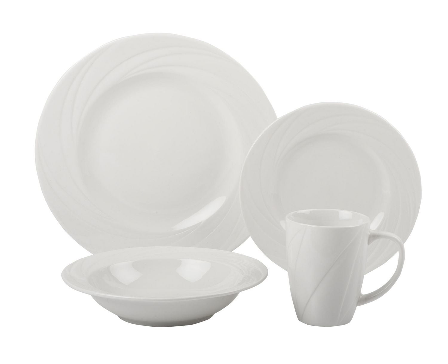 Cuisinart Elite 16 Piece Porcelain Dinner Set Walmart Canada